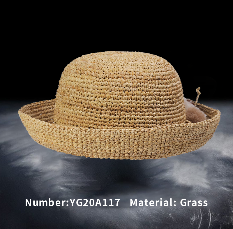 Knitting skills of straw hat